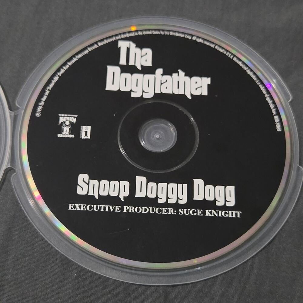 Vtg 1996 Snoop Doggy Dogg Tha Doggfather CD Rap Hip Hop Death Row Records
